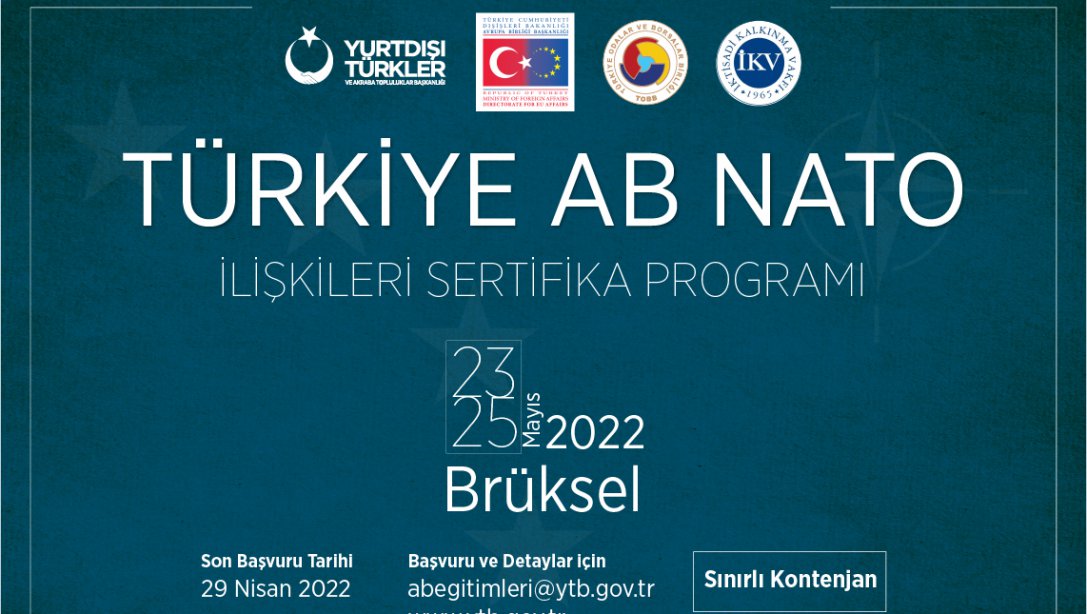Türkiye-AB-NATO Sertifikalı Eğitim Programı 